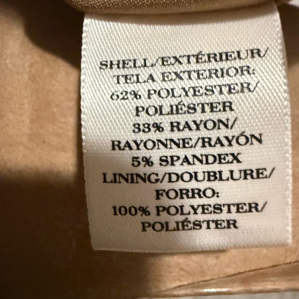 Ann Taylor Classic Tan A-Line Skirt - Picture 4 of 4